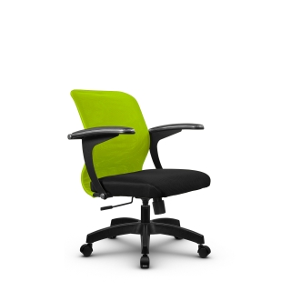 Кресло МЕТТА SU-M-4/подл.160/осн.001 (зеленый)