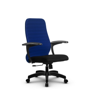 Кресло МЕТТА SU-CU160-10 (синий) основание Pl черный