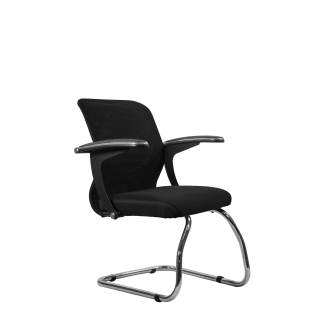 Кресло МЕТТА SU-M-4/подл.160/осн.007 (хром) (черный)