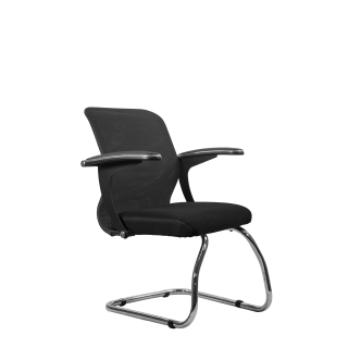 Кресло МЕТТА SU-M-4/подл.160/осн.007 (хром) (темно-серый)