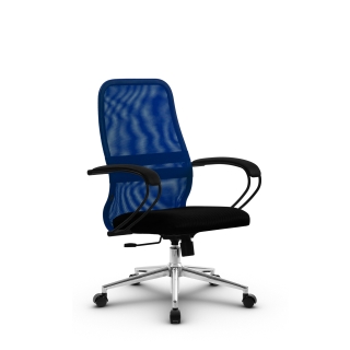 Кресло МЕТТА SU-CK130-8 (синий) основание Ch3