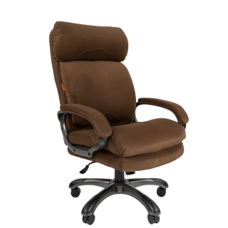 Кресло Chairman Home 505 ткань КОРИЧНЕВЫЙ (максимальная нагрузка до 150кг)