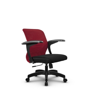 Кресло МЕТТА SU-M-4/подл.160/осн.001 (красный)