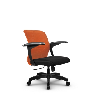 Кресло МЕТТА SU-M-4/подл.160/осн.001 (оранжевый)