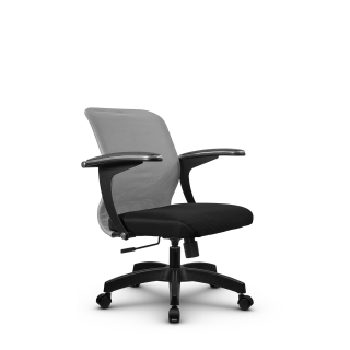 Кресло МЕТТА SU-M-4 /подл.160/осн.001(светло-серый)