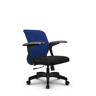 Кресло МЕТТА SU-M-4/подл.160/осн.001 (синий)