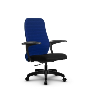 Кресло МЕТТА SU-CU160-10P (синий) основание Pl