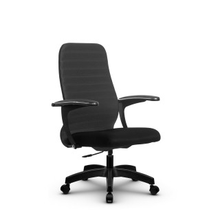 Кресло МЕТТА SU-CU160-10P (темно-серый) основание Pl
