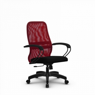 Кресло МЕТТА SU-CK130-8 (красный) основание Pl черный