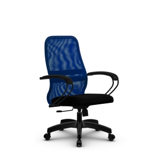 Кресло МЕТТА SU-CK130-8 (синий) основание Pl черный