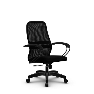 Кресло МЕТТА SU-CK130-8 (черный) основание Pl черный