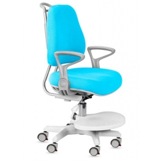 Кресло детское ErgoKids Y-507 KBL Armrests обшивка голубая однотонная с подлокотниками