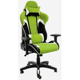Игровое кресло PRIME Black+Green/ RT-6022 black(TV001#) + green(TV015#) + white /
черный + зеленый + белый Кресло офисное