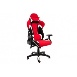 Игровое кресло PRIME Black+Red/ RT-6022 black(TV001#) + red (TV004#) + white
(12-86#) / черный + красный + белый Кресло офисное