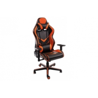 Игровое кресло RACER Black+Orange/ RT-6019 black(12#)+ orange(12-23#)