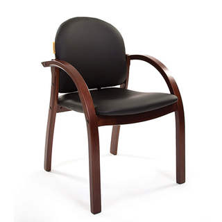 Кресло для посетителей Chairman 659 ЧЕРНЫЙ (максимальная нагрузка до 100кг)