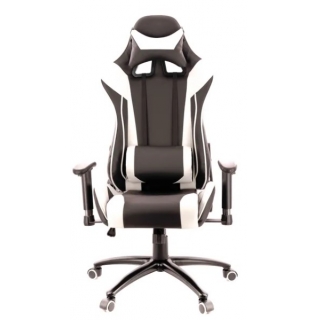 Кресло Everprof Lotus S6 Экокожа Белый/Черный