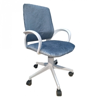 Кресло Ирис white FL-990/FL-990 (серый)