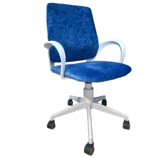 Кресло Ирис white FL-775/FL-775 (голубой)
