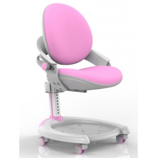 Кресло Mealux ZMAX-15 Plus (Y-710) PN белый металл / обивка розовая однотонная